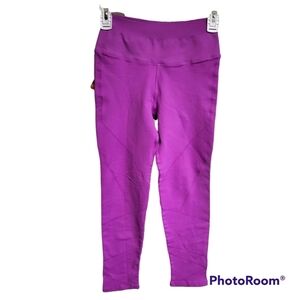 Nux Pinkish Purple Moderate Compression Leggings Medium
